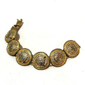 GIANNI VERSACE Medusa Rhinestone Bracelet